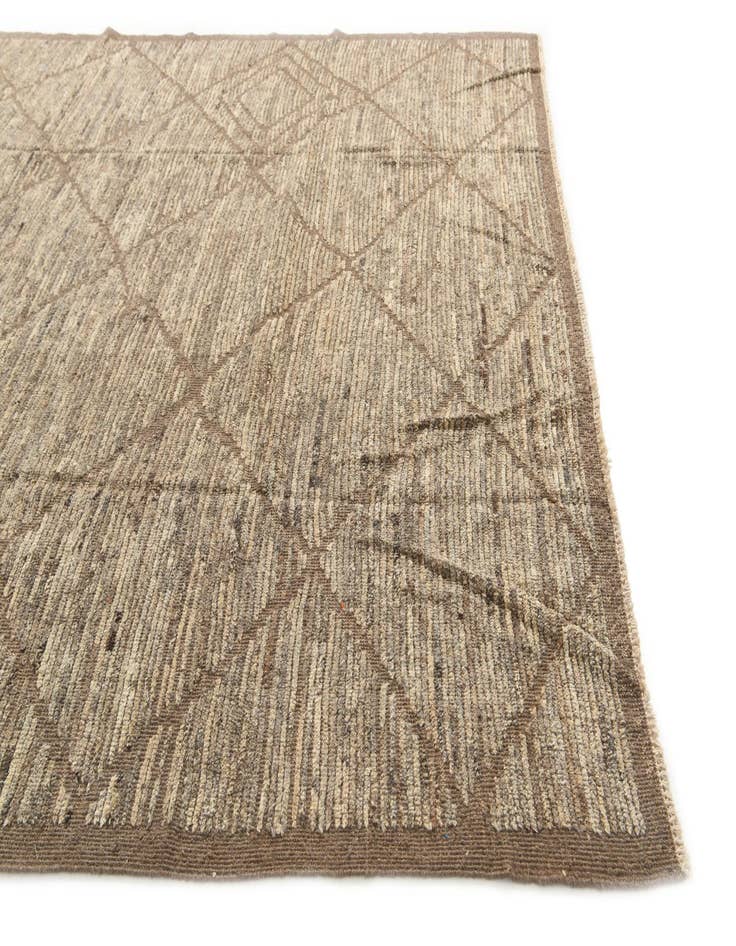 Detail image of  8' 5 x 10' 5  Hand Knotted Moroccan Wool Rug