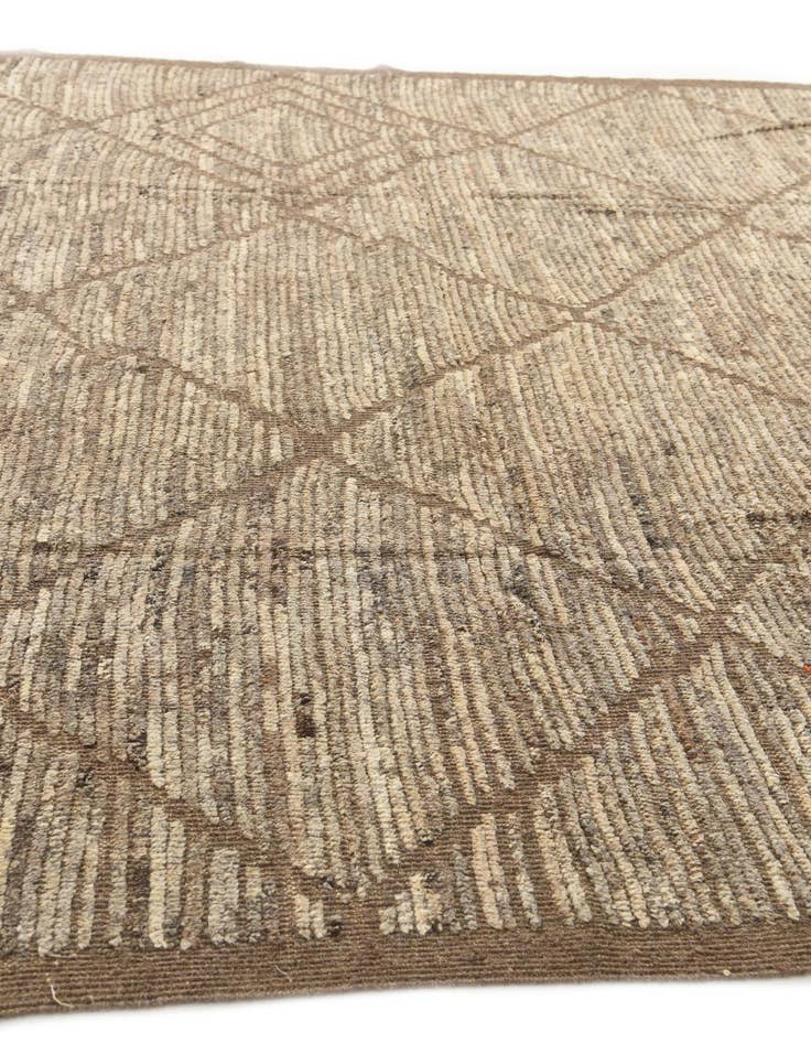 Detail image of  8' 5 x 10' 5  Hand Knotted Moroccan Wool Rug