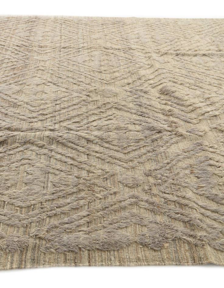 Detail image of  8' 10 x 12' 4  Hand Knotted Moroccan Wool Rug