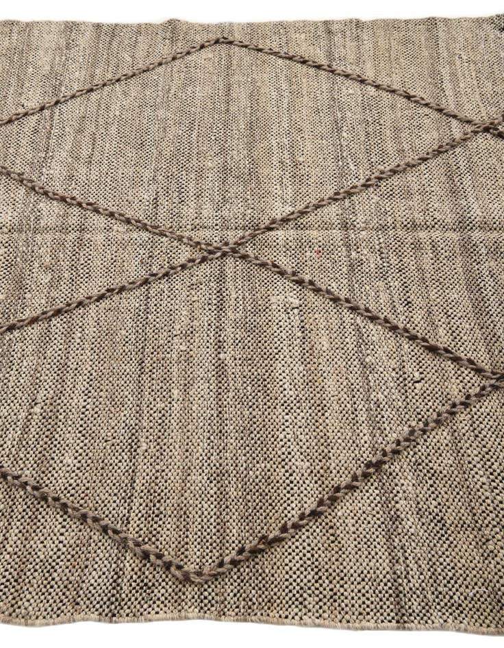 Detail image of  5' 3 x 8'  Hand Knotted Moroccan Wool Rug