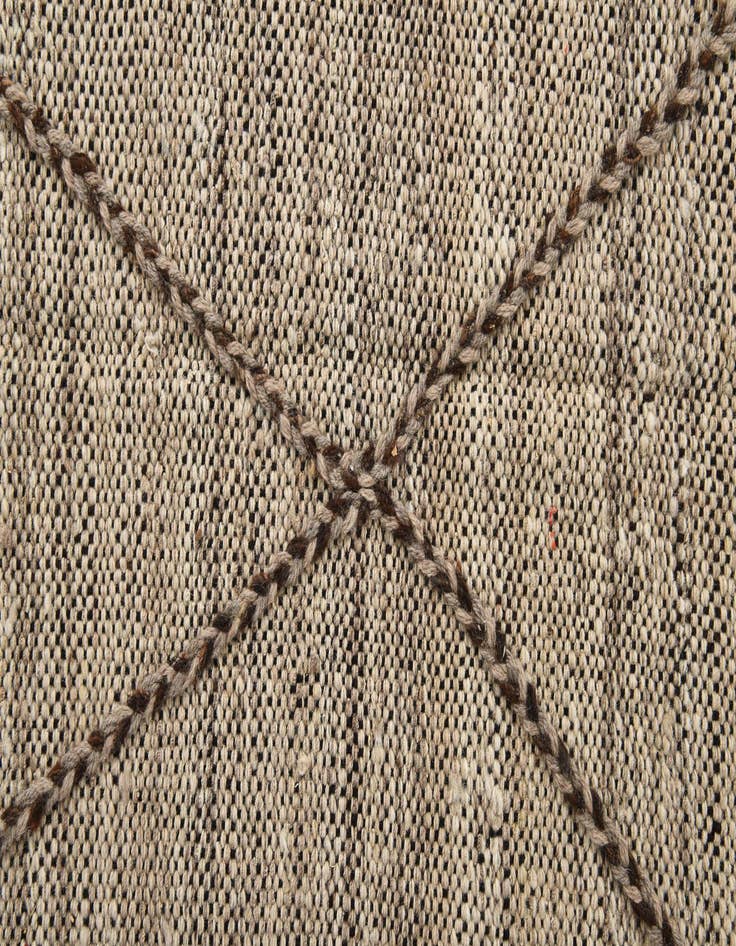 Detail image of  5' 3 x 8'  Hand Knotted Moroccan Wool Rug