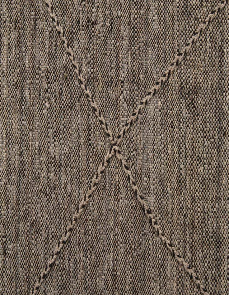 Detail image of  8' x 10'  Hand Knotted Moroccan Wool Rug