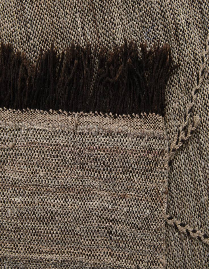 Detail image of  8' x 10'  Hand Knotted Moroccan Wool Rug