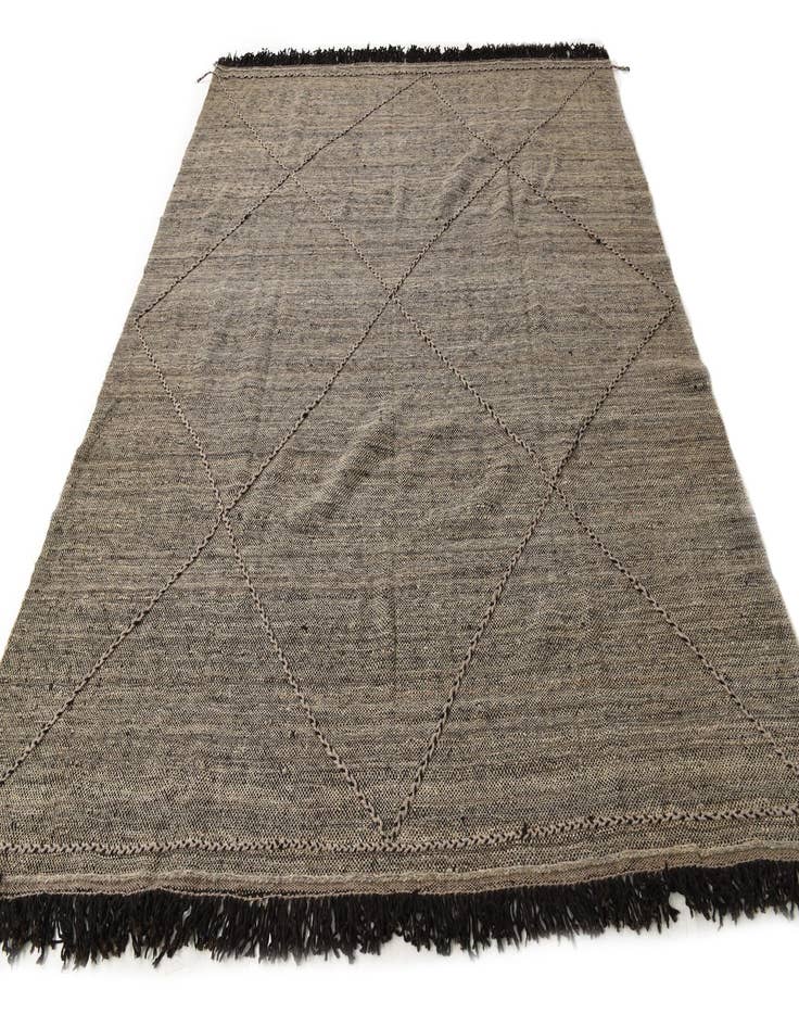 Detail image of  8' 2 x 10'  Hand Knotted Moroccan Wool Rug