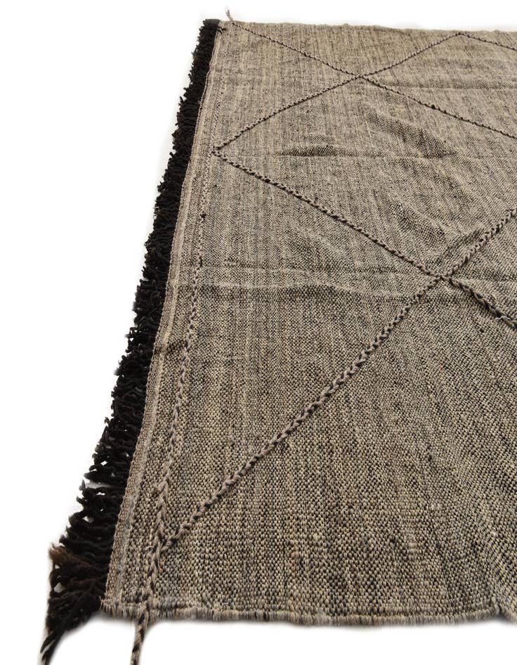 Detail image of  8' 2 x 10'  Hand Knotted Moroccan Wool Rug