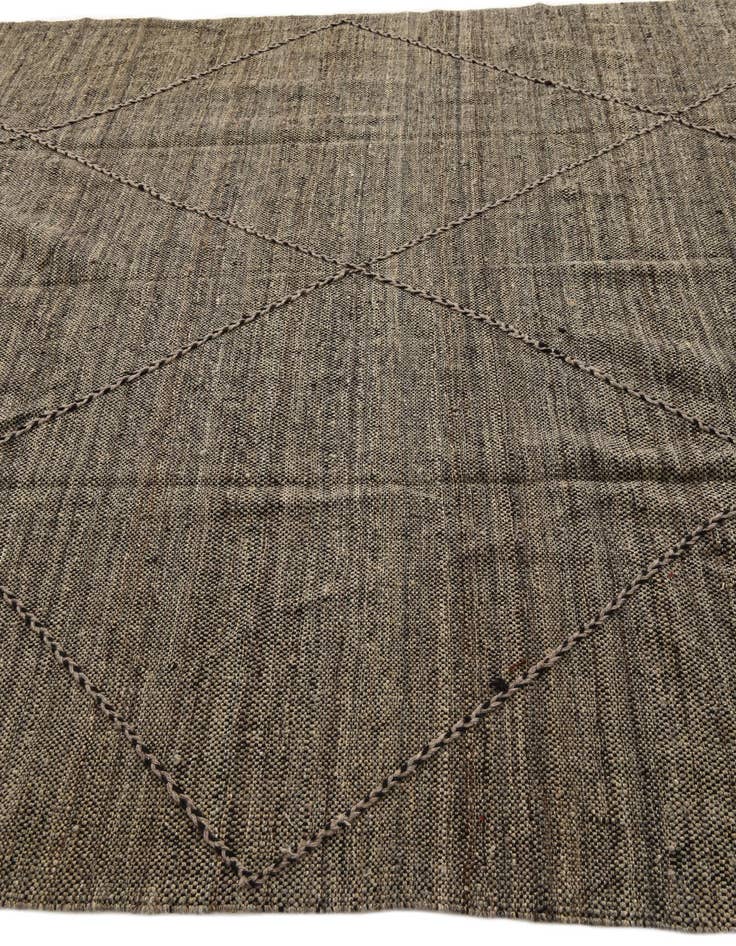 Detail image of  8' 2 x 10'  Hand Knotted Moroccan Wool Rug