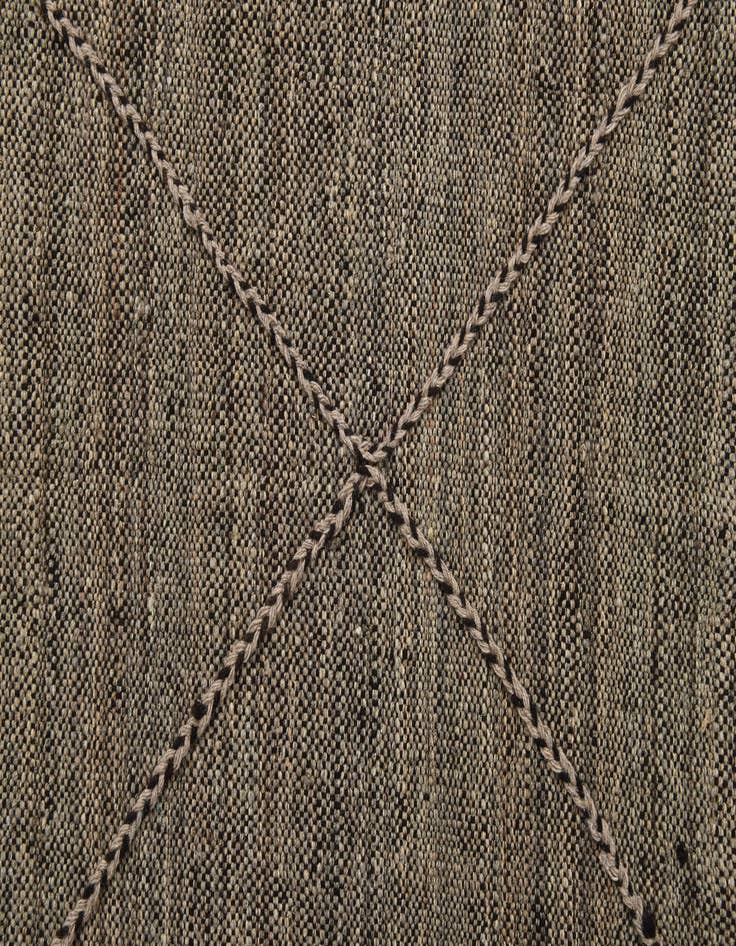 Detail image of  8' 2 x 10'  Hand Knotted Moroccan Wool Rug