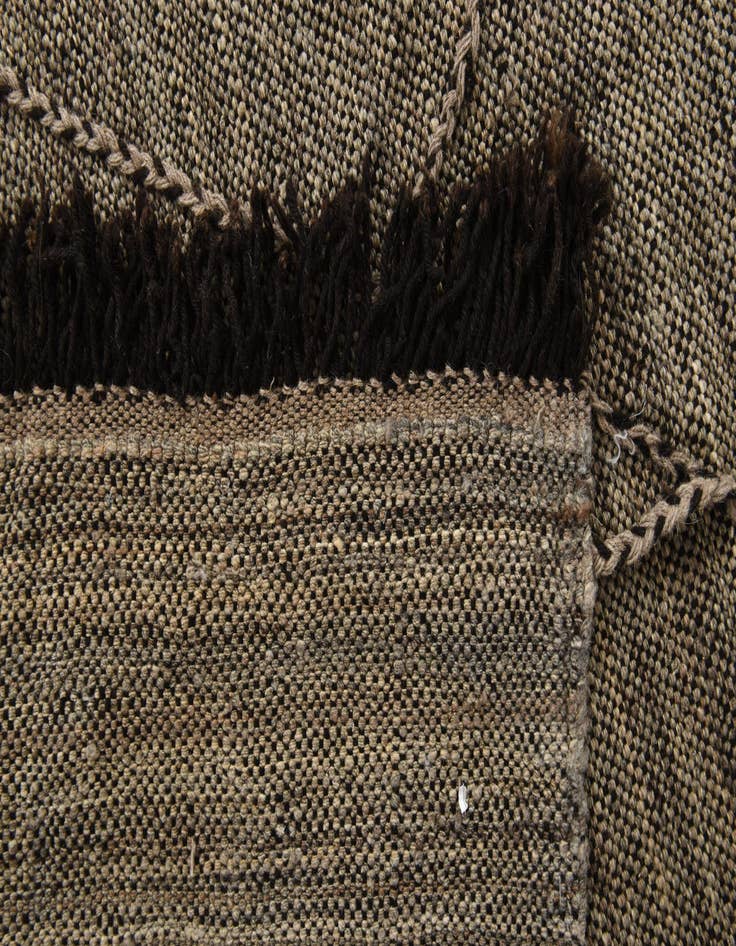 Detail image of  8' 2 x 10'  Hand Knotted Moroccan Wool Rug