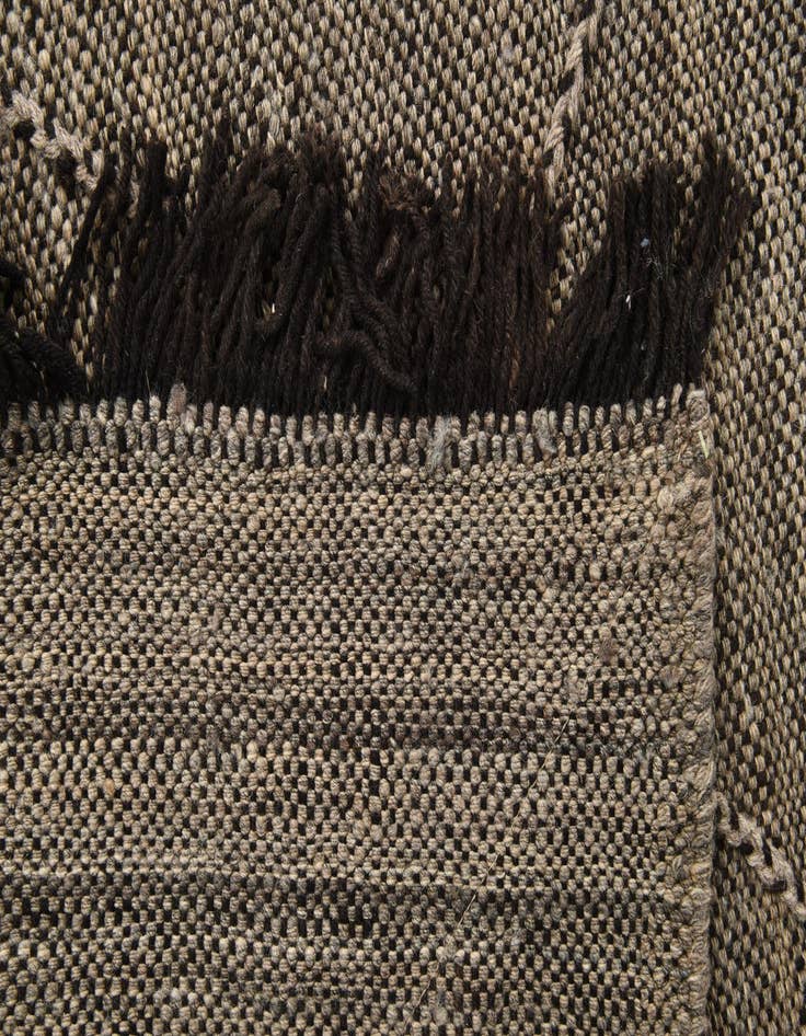 Detail image of  6' 7 x 9' 7  Hand Knotted Moroccan Wool Rug