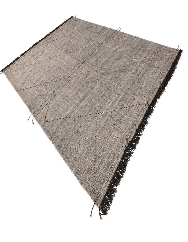 Detail image of  9' 7 x 13' 6  Hand Knotted Moroccan Wool Rug