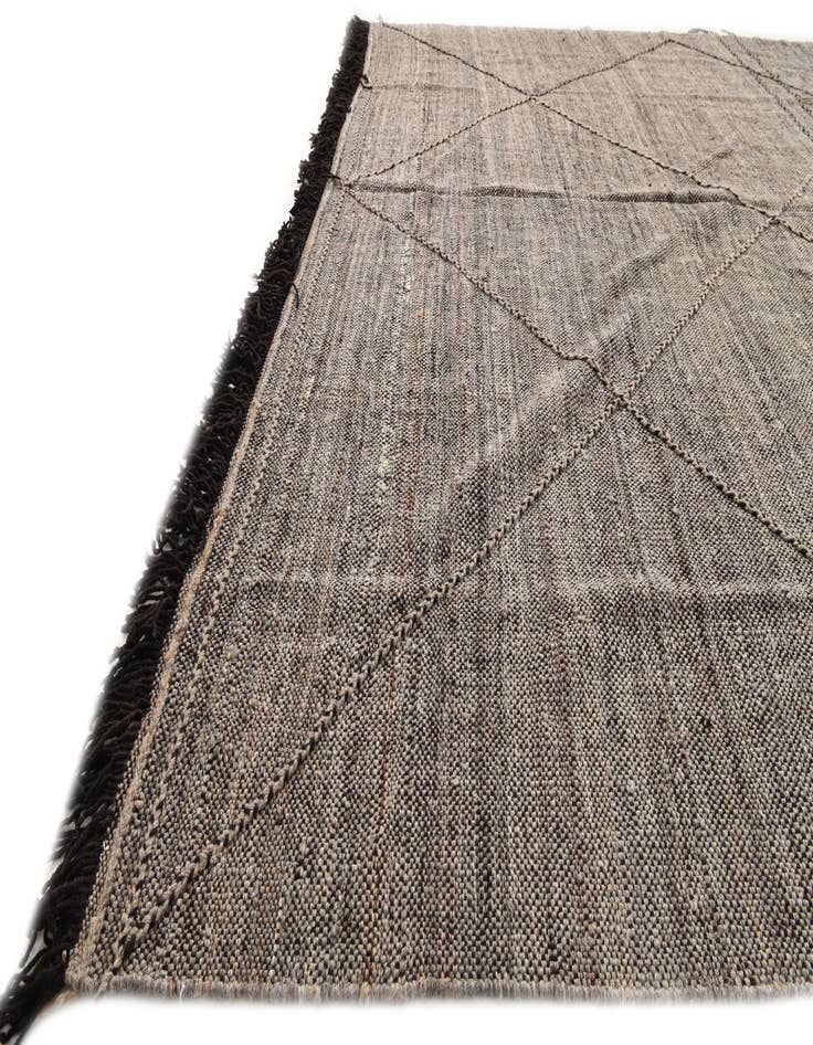 Detail image of  9' 7 x 13' 6  Hand Knotted Moroccan Wool Rug