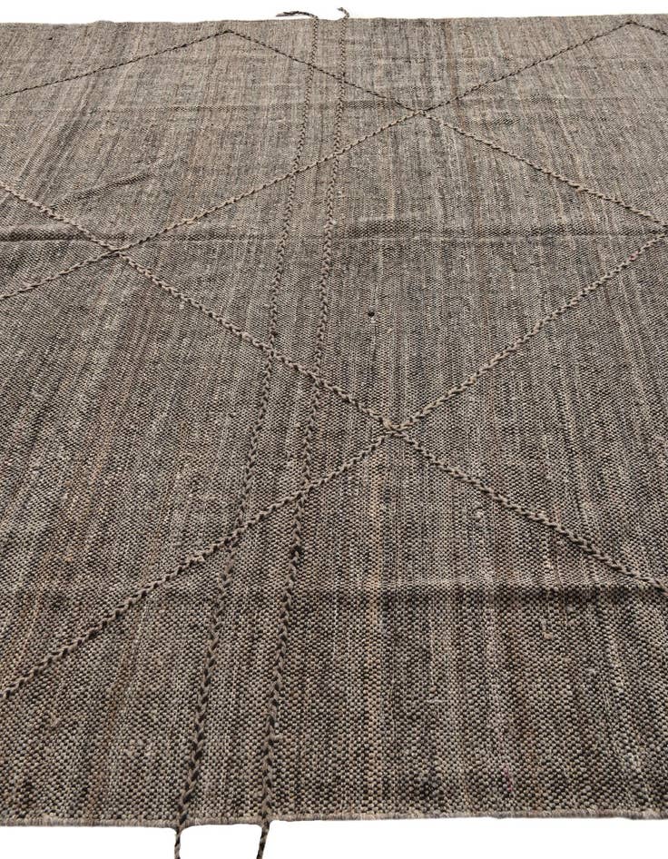 Detail image of  9' 7 x 13' 6  Hand Knotted Moroccan Wool Rug