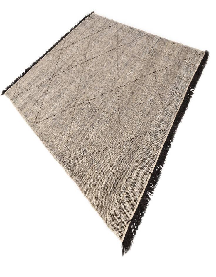 Detail image of  8' 6 x 9' 10  Hand Knotted Moroccan Wool Rug