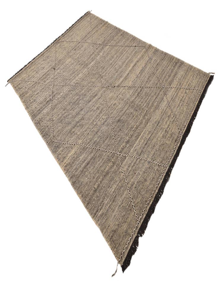 Detail image of  7' x 9' 9  Hand Knotted Moroccan Wool Rug