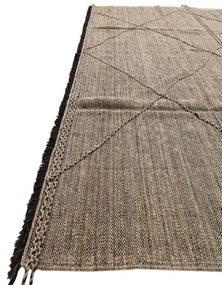 Detail image of  8' 3 x 9' 9  Hand Knotted Moroccan Wool Rug