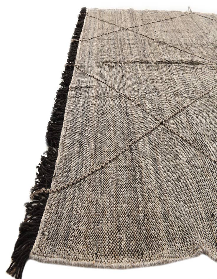 Detail image of  7' x 9' 7  Hand Knotted Moroccan Wool Rug