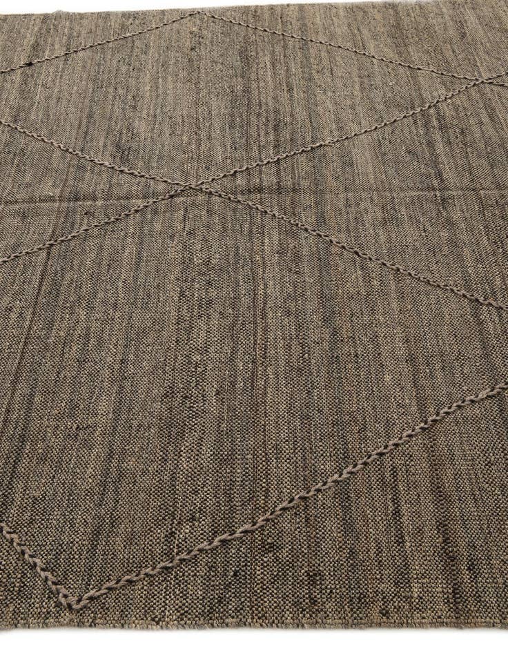 Detail image of  7' 1 x 9' 9  Hand Knotted Moroccan Wool Rug