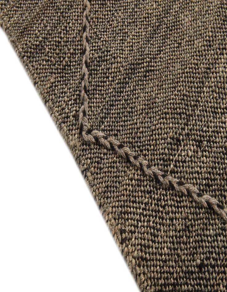 Detail image of  7' 1 x 9' 9  Hand Knotted Moroccan Wool Rug