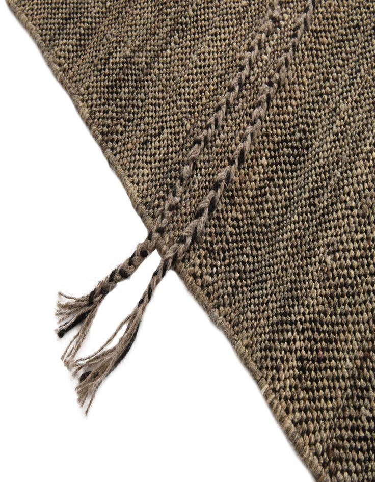 Detail image of  8' 5 x 9' 8  Hand Knotted Moroccan Wool Rug