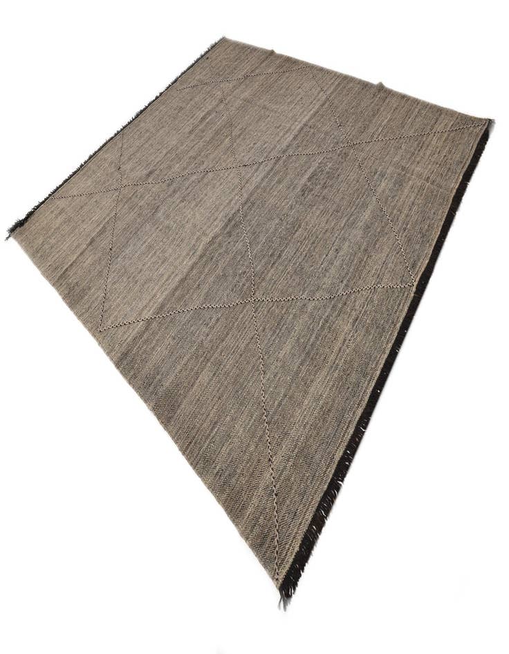 Detail image of  8' 6 x 9' 9  Hand Knotted Moroccan Wool Rug