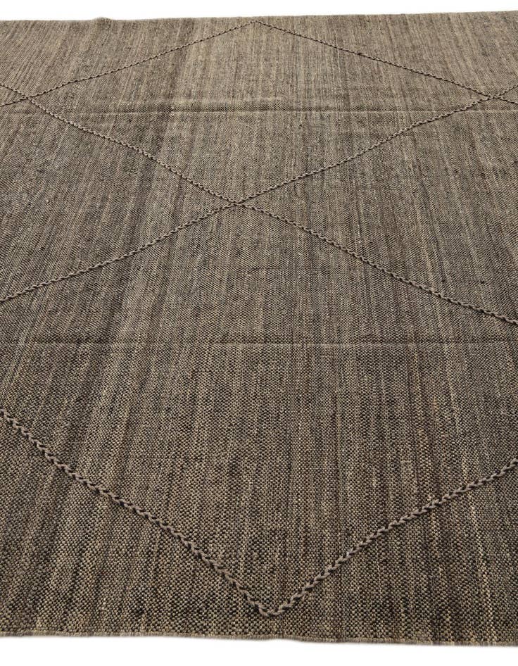 Detail image of  8' 6 x 9' 9  Hand Knotted Moroccan Wool Rug