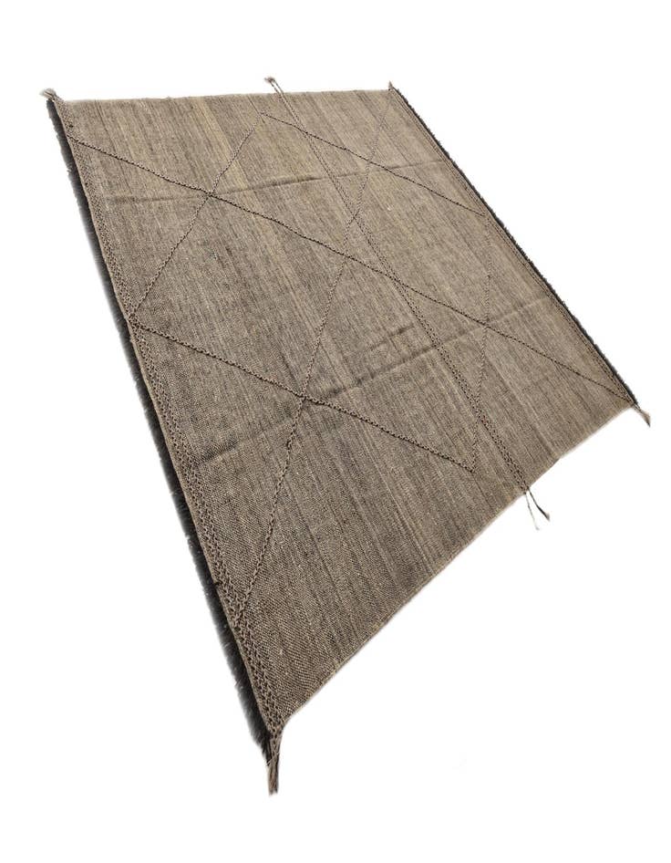 Detail image of  8' 4 x 9' 8  Hand Knotted Moroccan Wool Rug