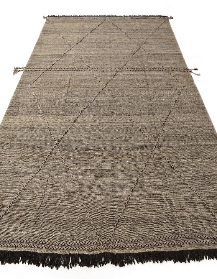 Detail image of  8' 4 x 9' 8  Hand Knotted Moroccan Wool Rug