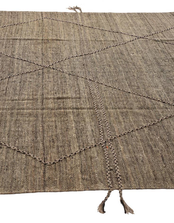 Detail image of  8' 4 x 9' 8  Hand Knotted Moroccan Wool Rug