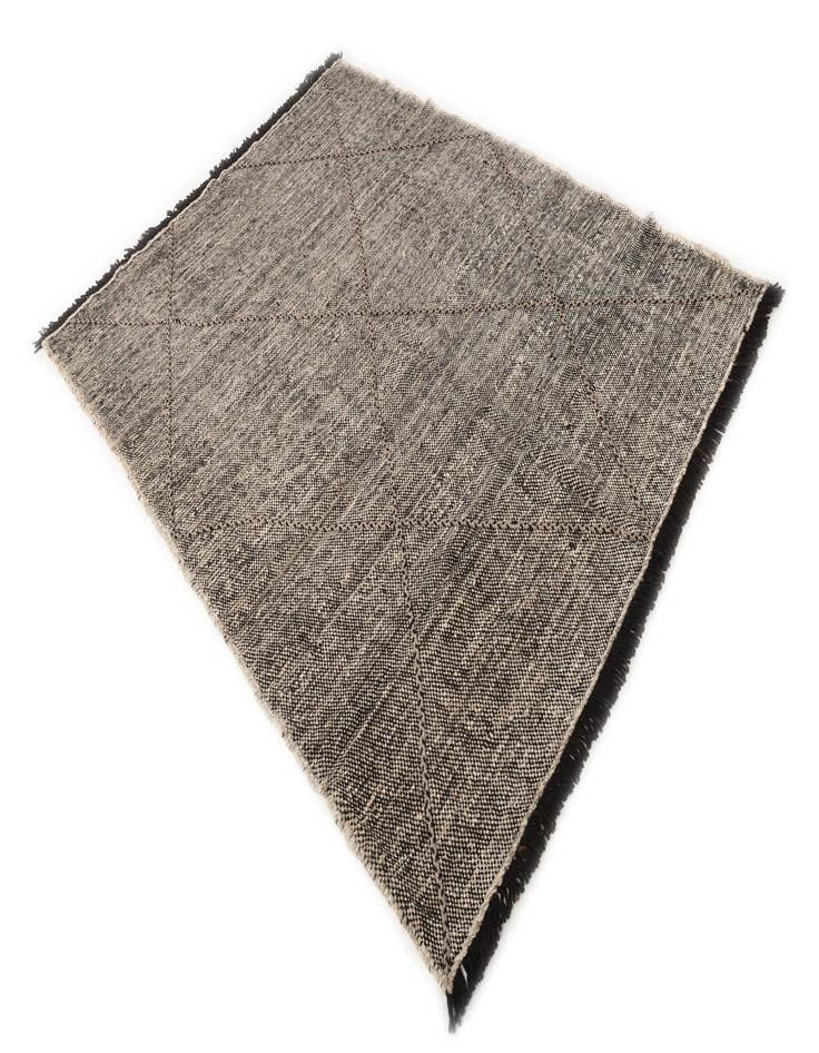 Detail image of  5' 10 x 7' 7  Hand Knotted Moroccan Wool Rug