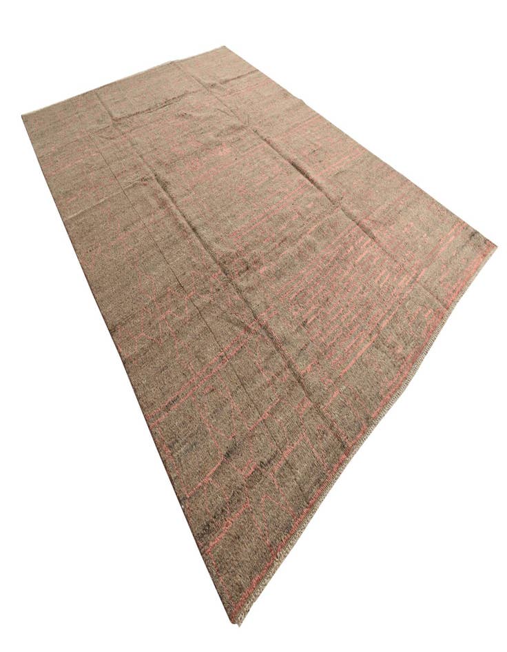 Detail image of  9' 2 x 12' 7  Hand Knotted Moroccan Wool Rug