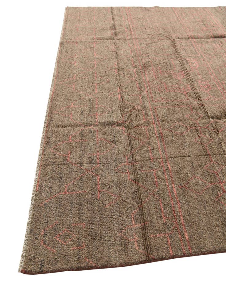 Detail image of  9' 2 x 12' 7  Hand Knotted Moroccan Wool Rug