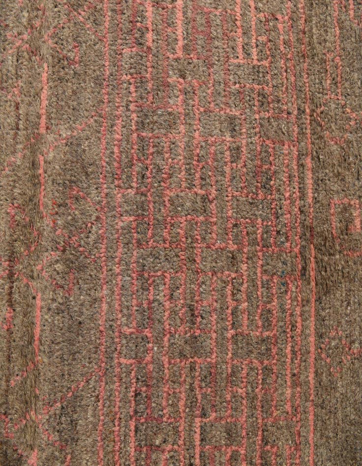 Detail image of  9' 2 x 12' 7  Hand Knotted Moroccan Wool Rug