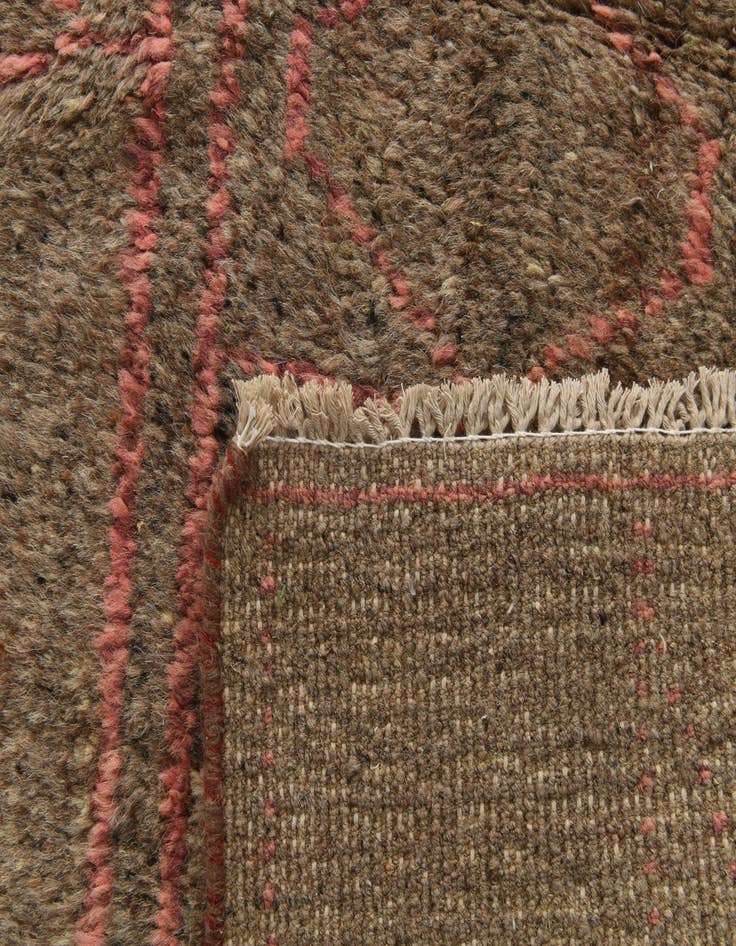 Detail image of  9' 2 x 12' 7  Hand Knotted Moroccan Wool Rug