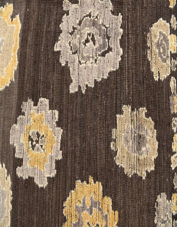 Detail image of  7' 10 x 10' 2  Hand Knotted Moroccan Wool Rug