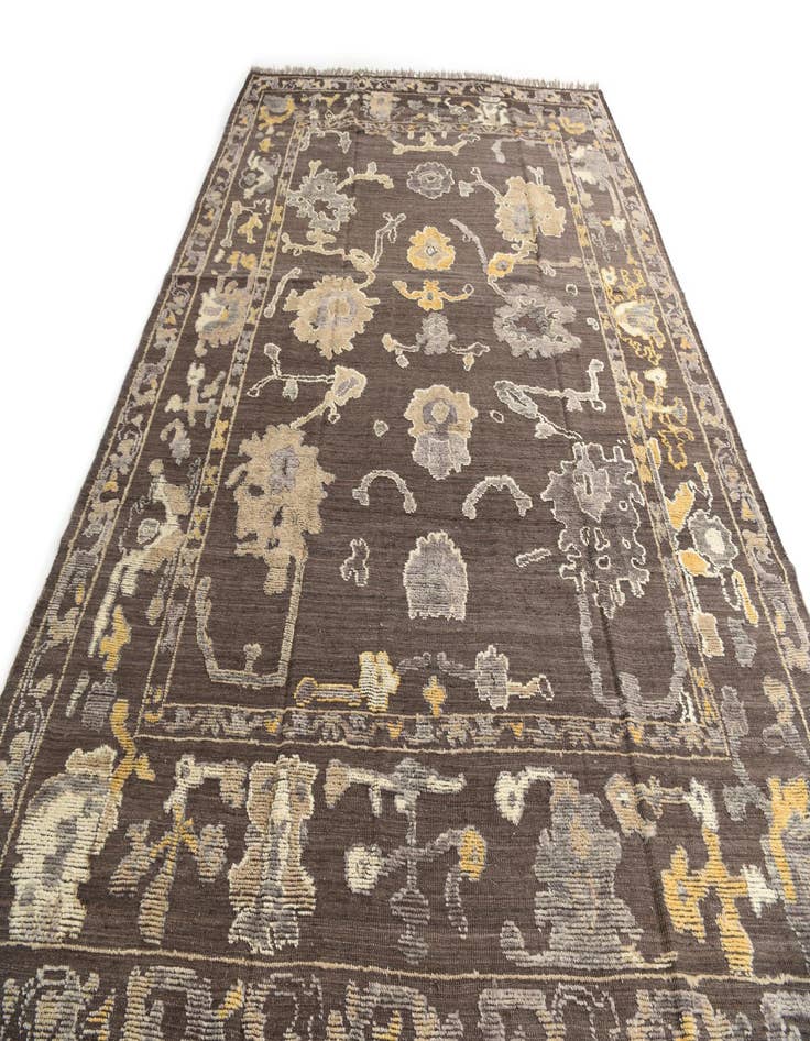 Detail image of  10' x 14' 3  Hand Knotted Moroccan Wool Rug