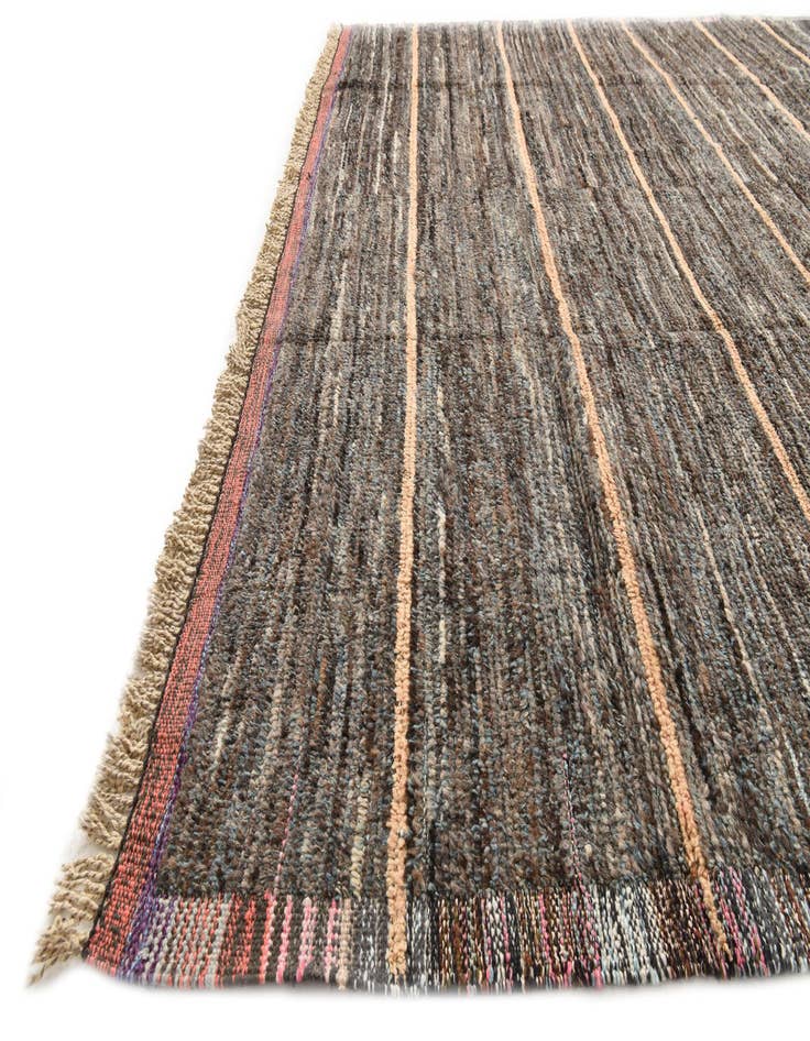 Detail image of  8' 9 x 12' 9  Hand Knotted Moroccan Wool Rug