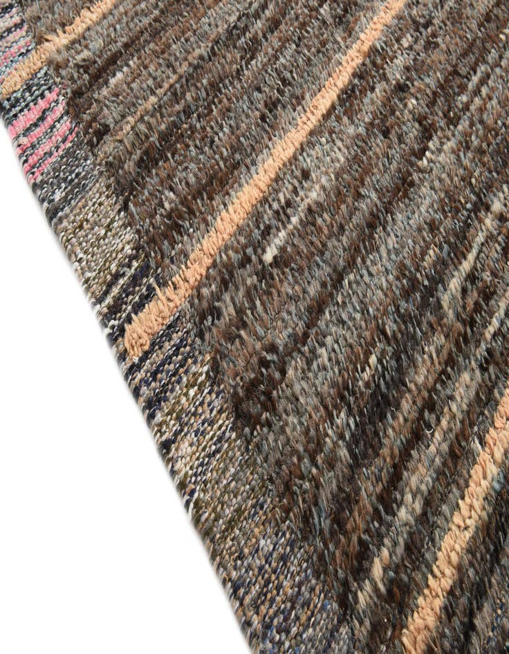 Detail image of  8' 9 x 12' 9  Hand Knotted Moroccan Wool Rug