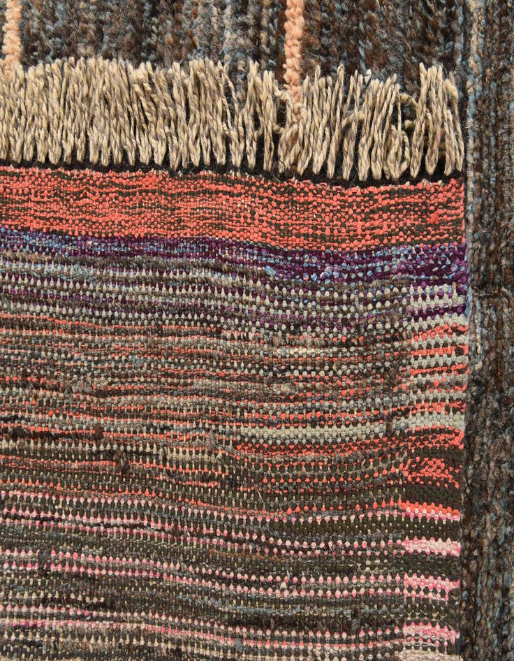Detail image of  8' 9 x 12' 9  Hand Knotted Moroccan Wool Rug