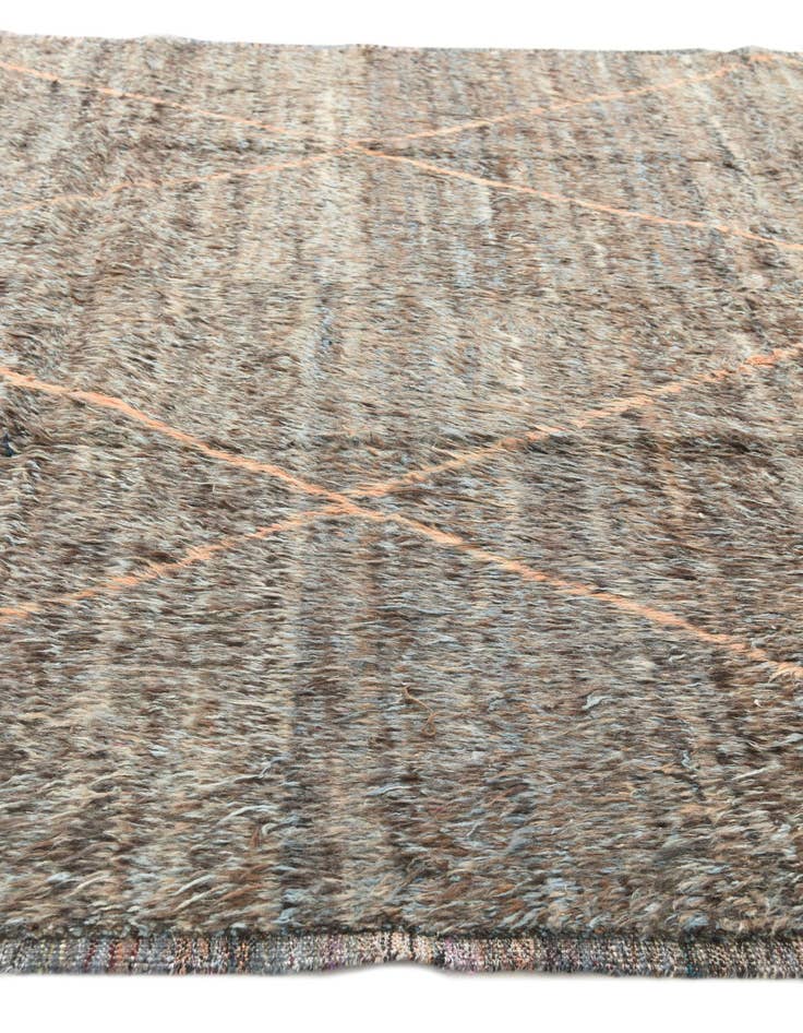 Detail image of  9' x 12' 7  Hand Knotted Moroccan Wool Rug