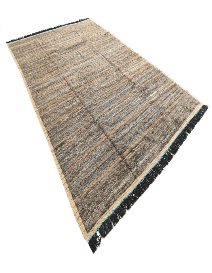 Detail image of  9' 1 x 13' 1  Hand Knotted Moroccan Wool Rug