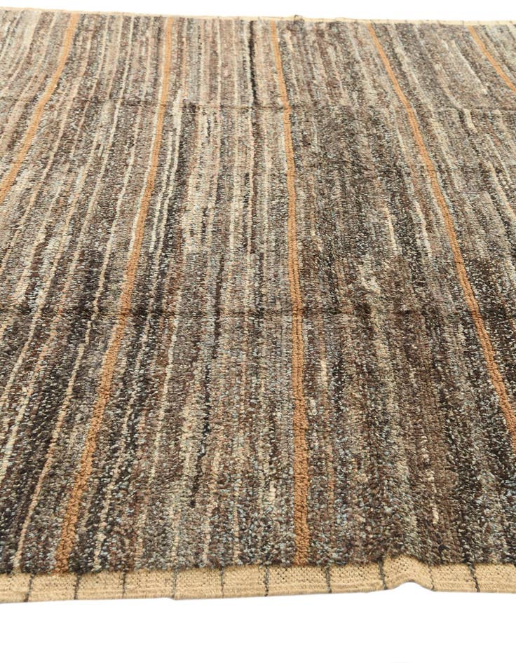 Detail image of  9' 1 x 13' 1  Hand Knotted Moroccan Wool Rug