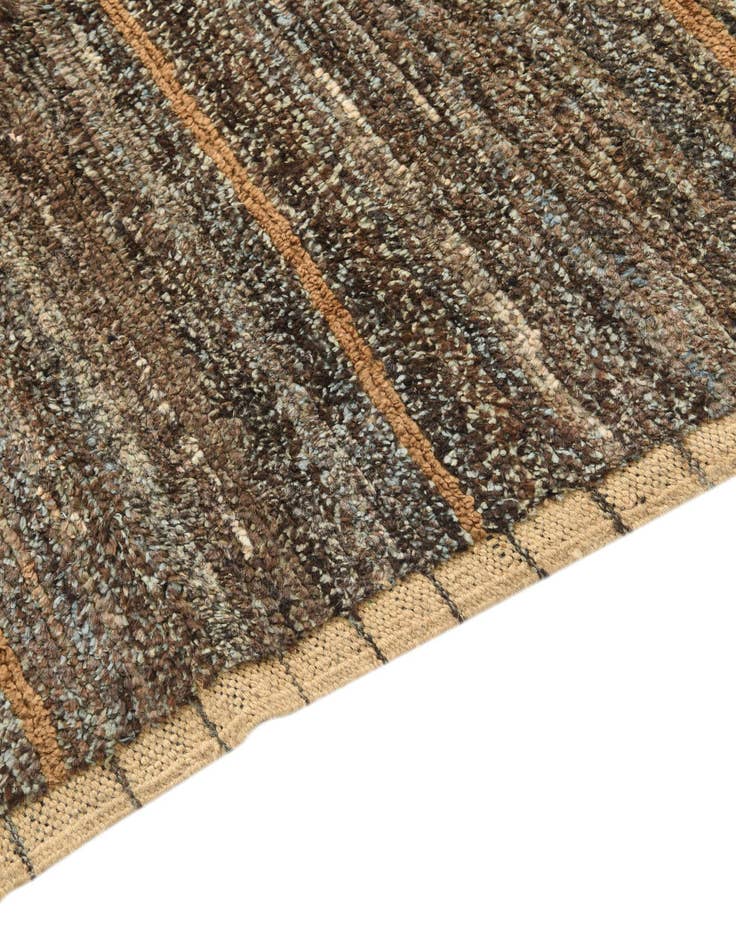 Detail image of  9' 1 x 13' 1  Hand Knotted Moroccan Wool Rug