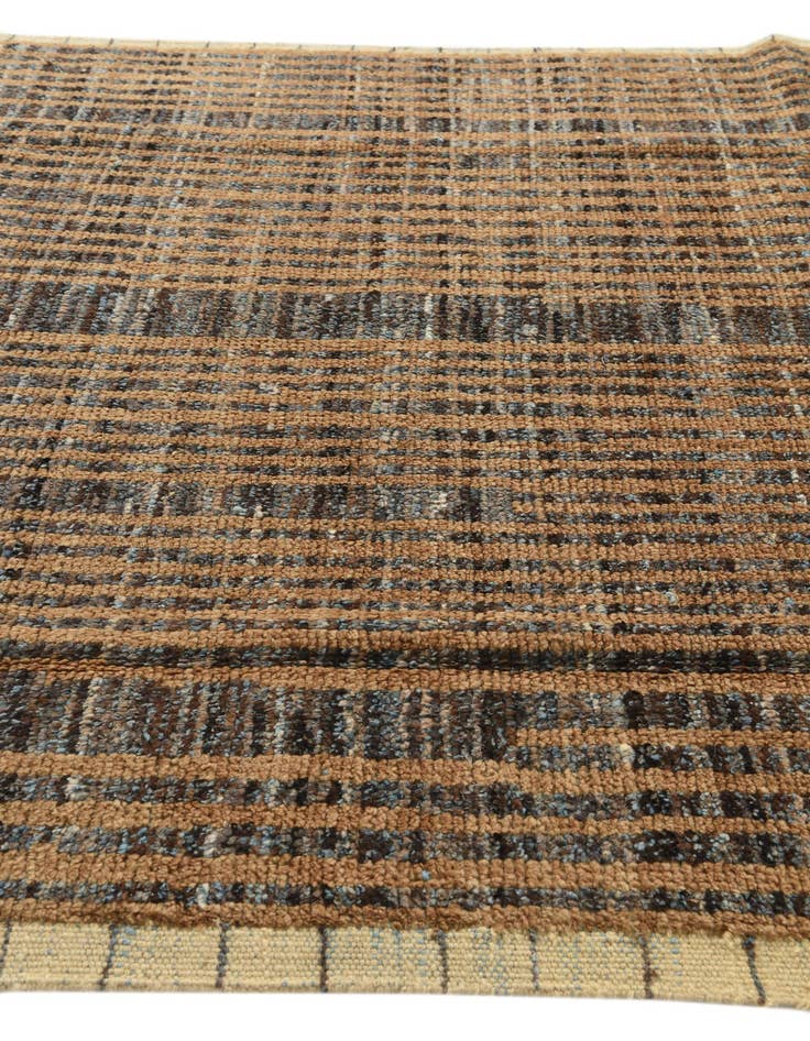 Detail image of  6' 4 x 9' 4  Hand Knotted Moroccan Wool Rug