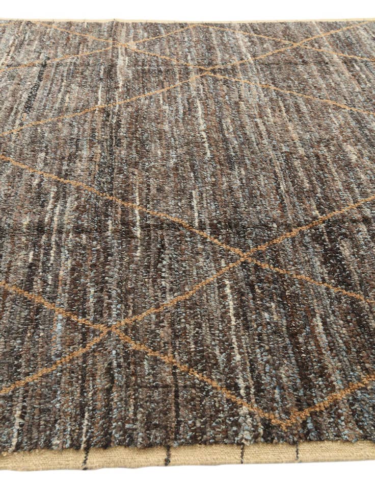 Detail image of  8' x 10' 4  Hand Knotted Moroccan Wool Rug