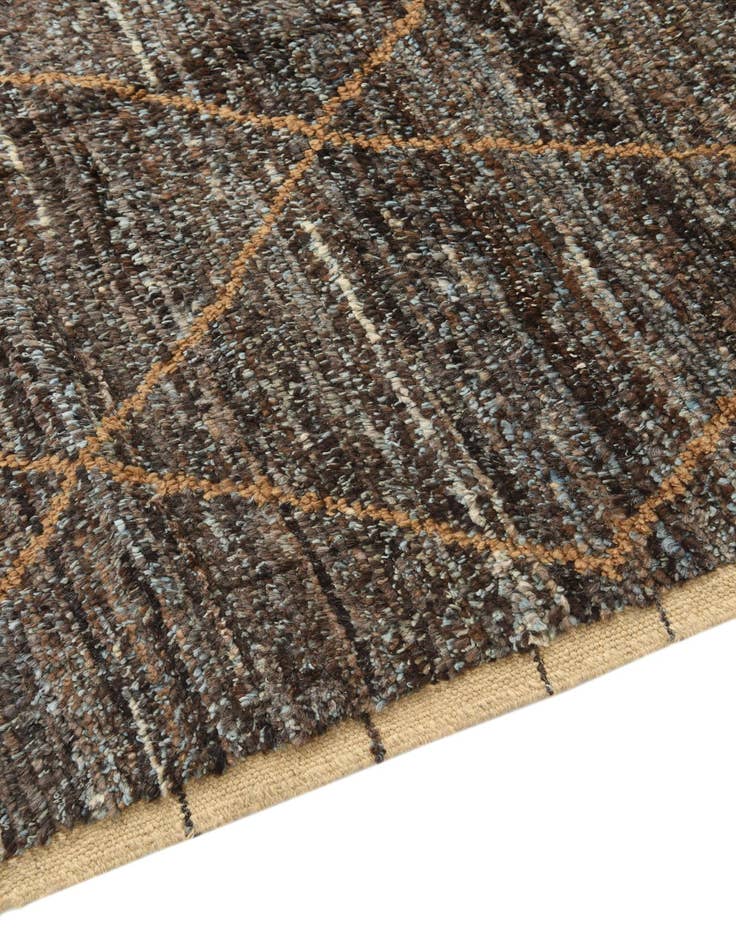 Detail image of  8' x 10' 4  Hand Knotted Moroccan Wool Rug