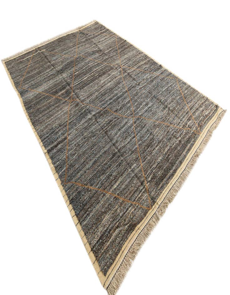 Detail image of  9' 3 x 12' 2  Hand Knotted Moroccan Wool Rug