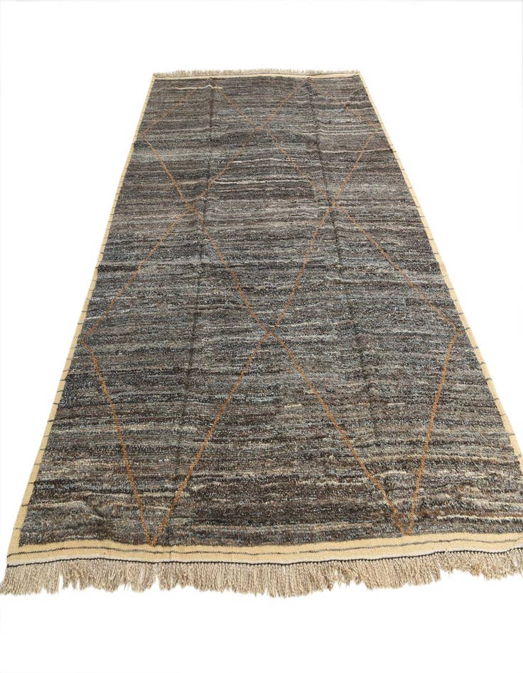 Detail image of  9' 3 x 12' 2  Hand Knotted Moroccan Wool Rug