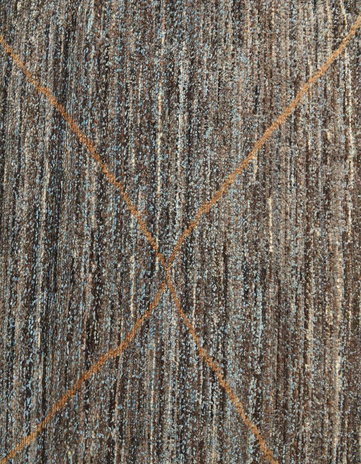 Detail image of  9' 3 x 12' 2  Hand Knotted Moroccan Wool Rug