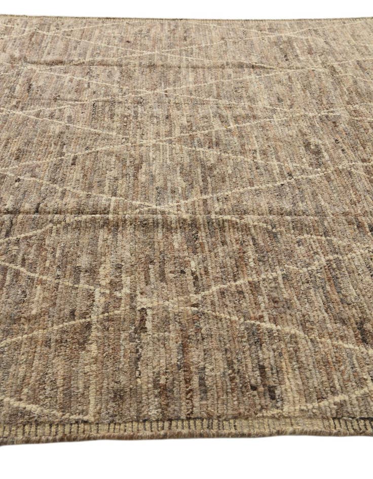 Detail image of  8' 5 x 10' 5  Hand Knotted Moroccan Wool Rug