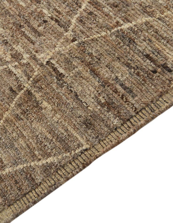 Detail image of  8' 5 x 10' 5  Hand Knotted Moroccan Wool Rug